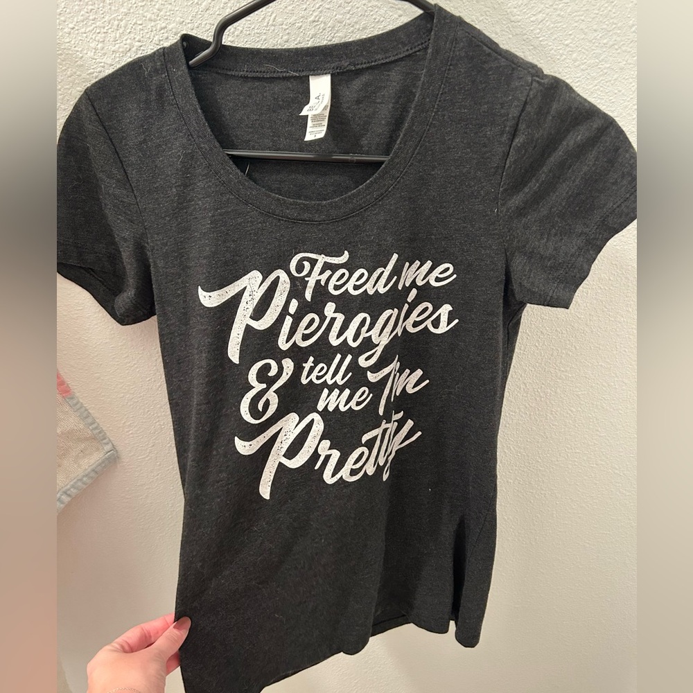 Women’s Charcoal Graphic Tee